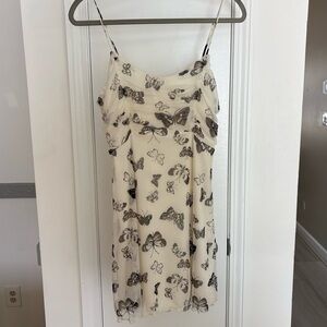 Altar’d State Butterfly Print Spaghetti Strap Dress
